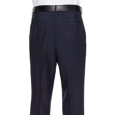 HEM-391$PFBA RGM Mens Flat Front Dress Pant Modern Fit Perfect for Every Day 